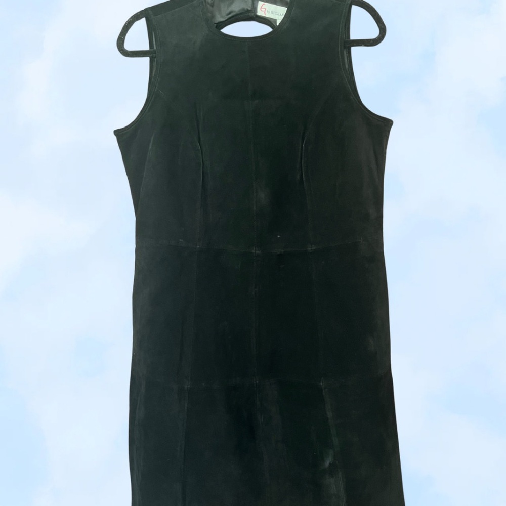 Black Suede Minidress